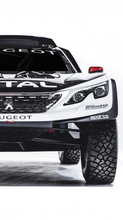 Peugeot 3008 DKR, Paris Auto Show 2016, Dakar challenge, rally (vertical)