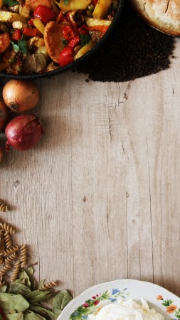 food, still life, vegetables, bread (vertical)