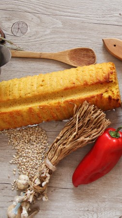 food, still life, vegetables, bread (vertical)