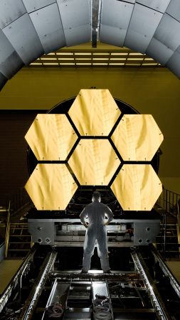 James Webb Space Telescope, space, NASA (vertical)