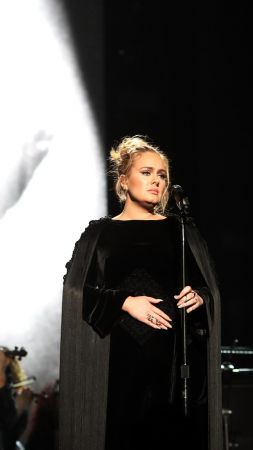 Adele, Grammy 2017, Grammy Awards, winner, dress (vertical)