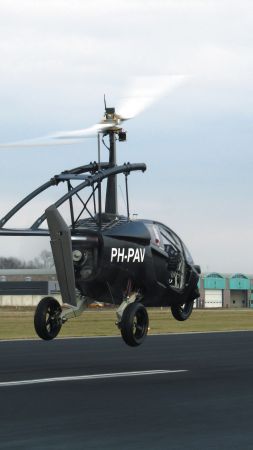 Pal-v One, flying car, helicycle (vertical)