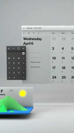 Microsoft Fluent Design System, Windows 10s (vertical)