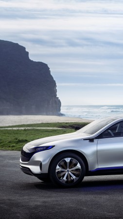 Mercedes Generation EQ, electric cars, 4k (vertical)