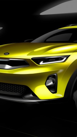 Kia Stonic, 2018 Cars, 4k (vertical)