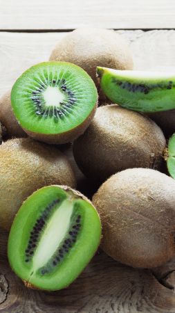 kiwi, fruit, 4k (vertical)