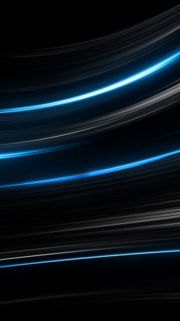 lines, black, blue, 4k (vertical)