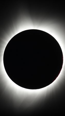 Total solar eclipse of Aug 21 2017, Great American eclipse, 4k (vertical)