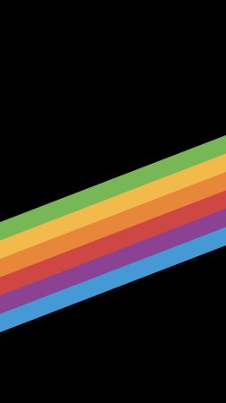 iPhone X wallpapers, iPhone 8, iOS11, rainbow, retina, 4k, HD, WWDC 2017 (vertical)