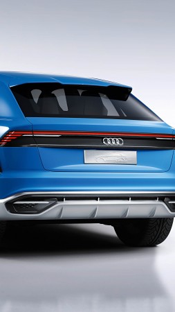 Audi Q8, 2018 Cars, 4k (vertical)