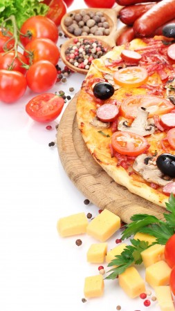 pizza, tomato, 5k (vertical)