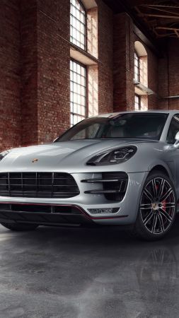 Porsche Macan Turbo, cars 2017, 4k (vertical)