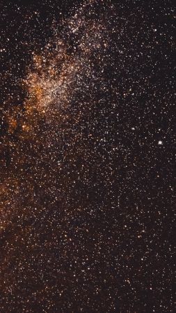 Nebula, space, stars, 4k (vertical)