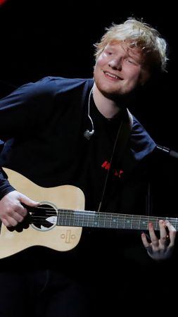 Ed Sheeran, photo, Grammy 2018, 4k (vertical)