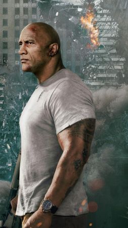 Rampage, Dwayne Johnson, 4k (vertical)