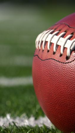 rugby, American football, ball, 4k (vertical)