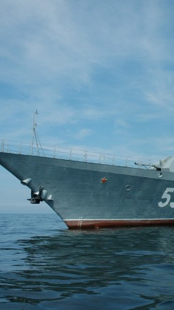 corvette, Soobrazitelnyy, Russian Navy, Steregushchiy class, Smart, warship, Russia, sea (vertical)