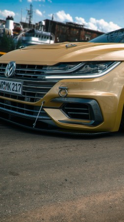 Volkswagen Arteon R-Line, custom, 2018 Cars, 4K (vertical)