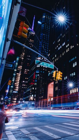 New York City, Street, Long Exposure, 5K (vertical)