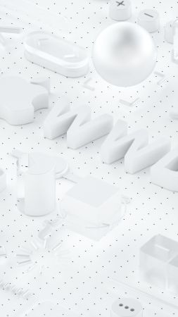 WWDC 2018, White, 3D, 4K (vertical)