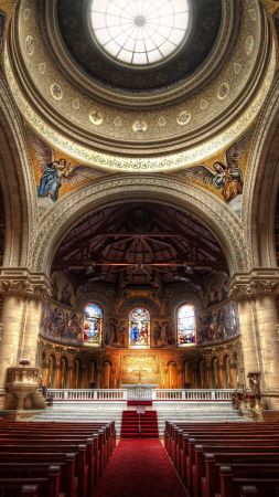 Stanford Memorial Church, colorful, 5K (vertical)