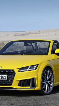 Audi TT Quattro Roadster, 2019 Cars, 4K (vertical)