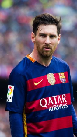 Lionel Messi, Barcelona, FCB, soccer, 4K (vertical)