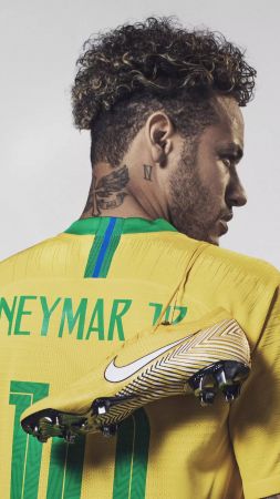 Neymar, Barcelona, FCB, soccer, 4K (vertical)