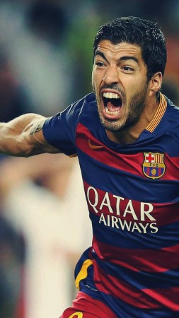 Luis Suárez, Barcelona, FCB, soccer, 4K (vertical)