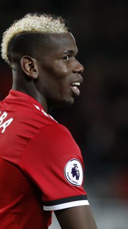 Paul Pogba, Manchester United, soccer, 4K (vertical)