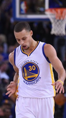 Stephen Curry, Golden State Warriors, NBA, basketball, 4K (vertical)