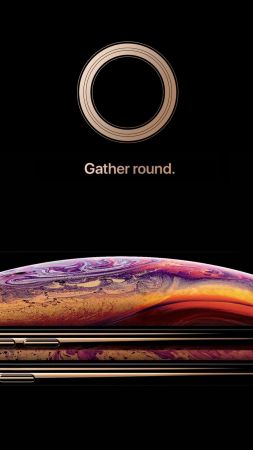 iPhone XS, gold, smartphone, HD, Apple September 2018 Event (vertical)