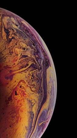 iPhone XS, gold, 4K (vertical)