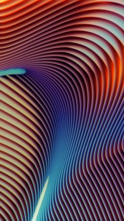 macOS Mojave, abstract, technastic, 5K (vertical)