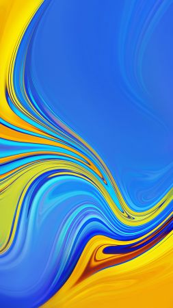 Samsung Galaxy A9, Samsung Galaxy A7, Android 8.0, abstract, colorful, HD (vertical)