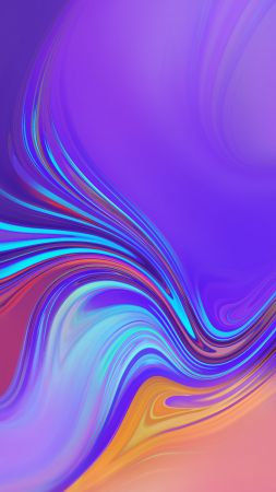 Samsung Galaxy A9, Samsung Galaxy A7, Android 8.0, abstract, colorful, HD (vertical)