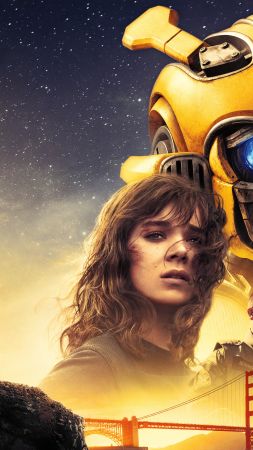 Transformers: Bumblebee, Hailee Steinfeld, poster, 8K (vertical)