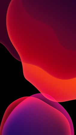 iOS 13, iPadOS, abstract, dark, WWDC 2019, 4K (vertical)