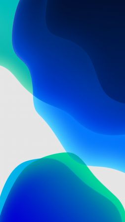 iOS 13, iPadOS, abstract, colorful, WWDC 2019, 4K (vertical)