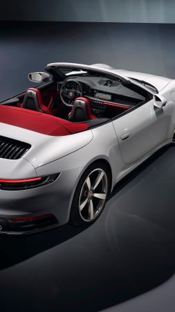 Porsche 911 (922) Carrera Cabriolet, 2020 cars, 5K (vertical)