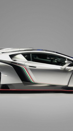 Veneno, 4k, HD wallpaper, Lamborghini, supercar, metallic (vertical)