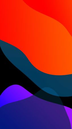 iOS 13, iPadOS, abstract, Apple September 2019 Event, 4K (vertical)