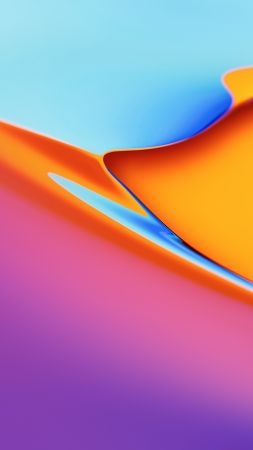 OnePlus TV, abstract, colorful, 4K (vertical)