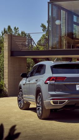 Volkswagen Atlas Cross Sport R-Line, SUV, 2020 Cars, 4K (vertical)