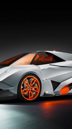 egoista, lamborgini, supercar, gray, matt, orange, concept (vertical)