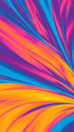 Huawei Matebook Pro 2019, abstract, colorful, 4K (vertical)