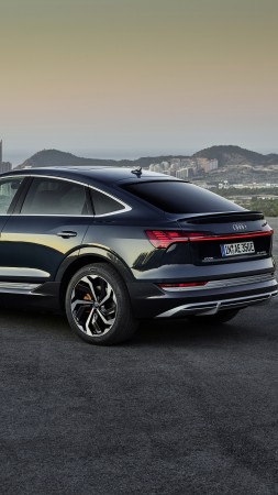 Audi e-tron Sportback, 2020 Cars, SUV, electric cars, 4K (vertical)