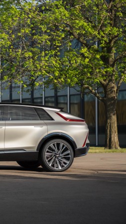 Cadillac Lyriq, SUV, 2021 cars, electric cars, 8K (vertical)