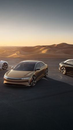 Lucid Air, 2021 cars, luxury cars, electric cars, 5K (vertical)