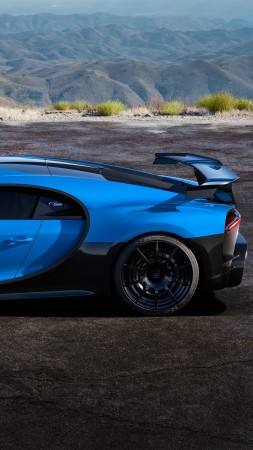 Bugatti Chiron Pur Sport, 2020 cars, supercar, 4K (vertical)